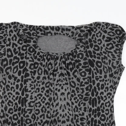 Womens UK Size  Preworn Grey Basic Blouse