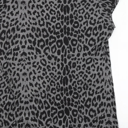Womens UK Size  Preworn Grey Basic Blouse