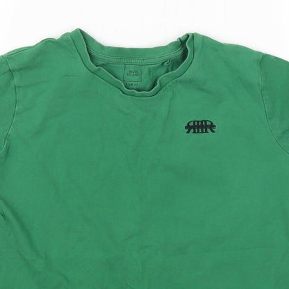 River Island Boys Green   Basic T-Shirt Size 9-10 Years