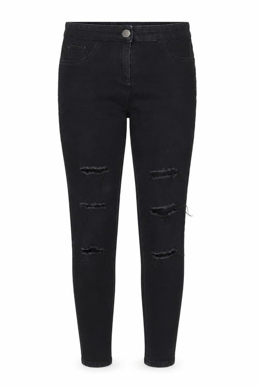 Womens UK Size 8 Matalan Regular Fit Skinny Black Jeans