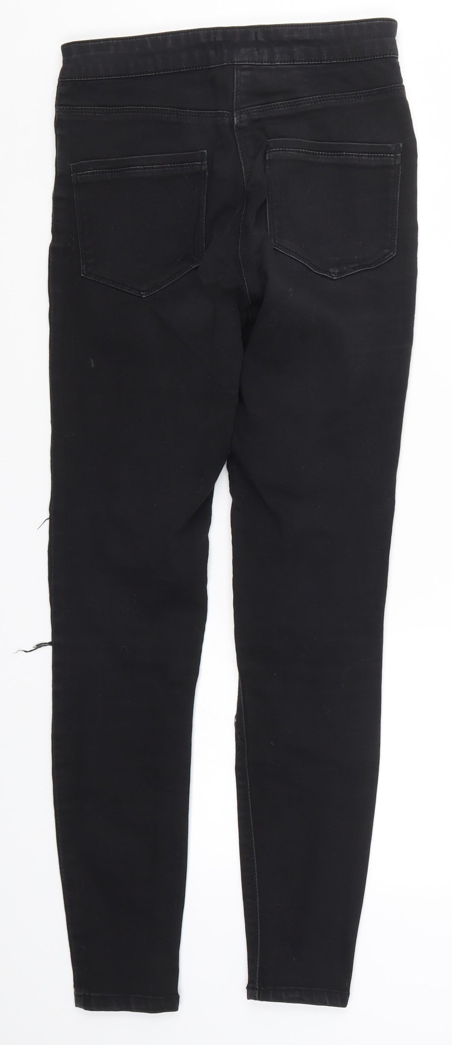 Matalan Womens Black  Denim Skinny Jeans Size 8 L27 in