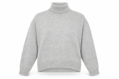 H&M Womens Grey  Knit Pullover Jumper Size M