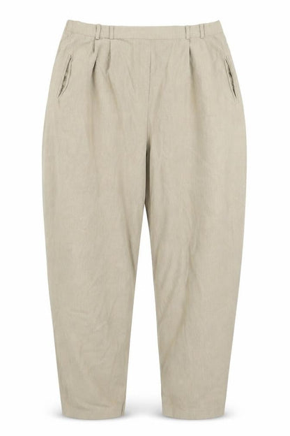 Womens UK Size 22 Design Essentials Regular Fit  Beige Trousers