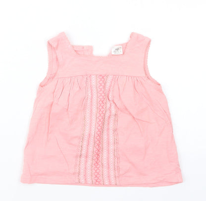 F&F Girls Pink   T-Shirt Dress  Size 12-18 Months