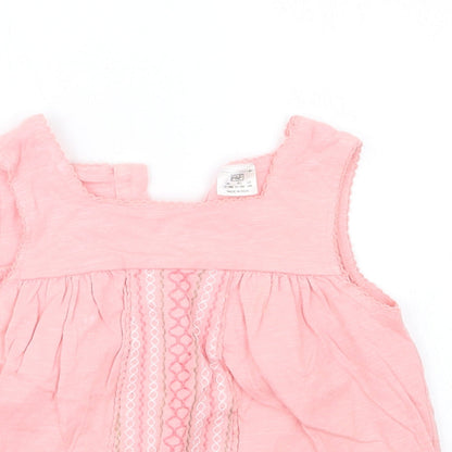 F&F Girls Pink   T-Shirt Dress  Size 12-18 Months