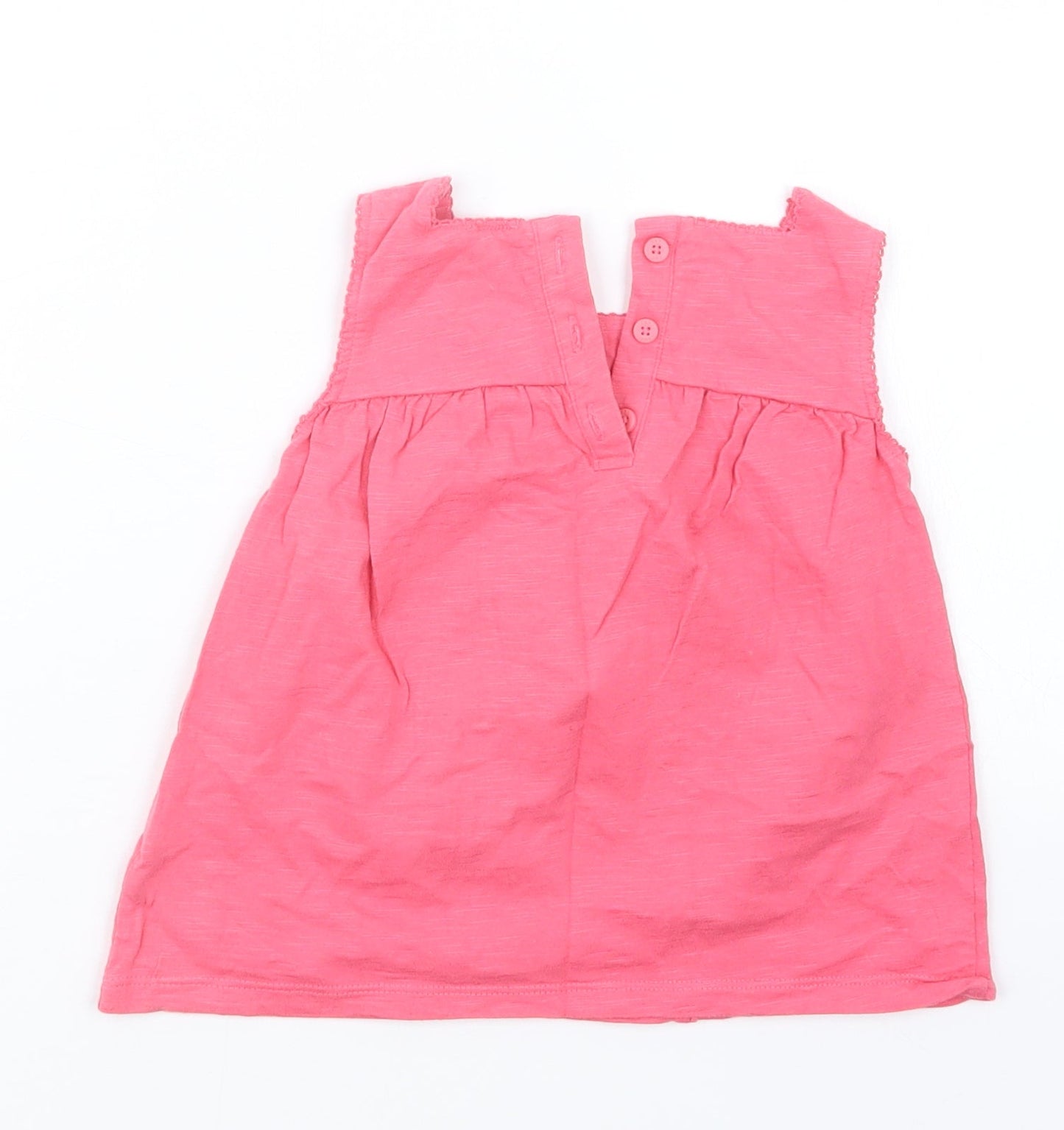 F&F Girls Pink   T-Shirt Dress  Size 12-18 Months