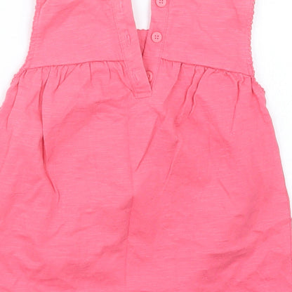 F&F Girls Pink   T-Shirt Dress  Size 12-18 Months
