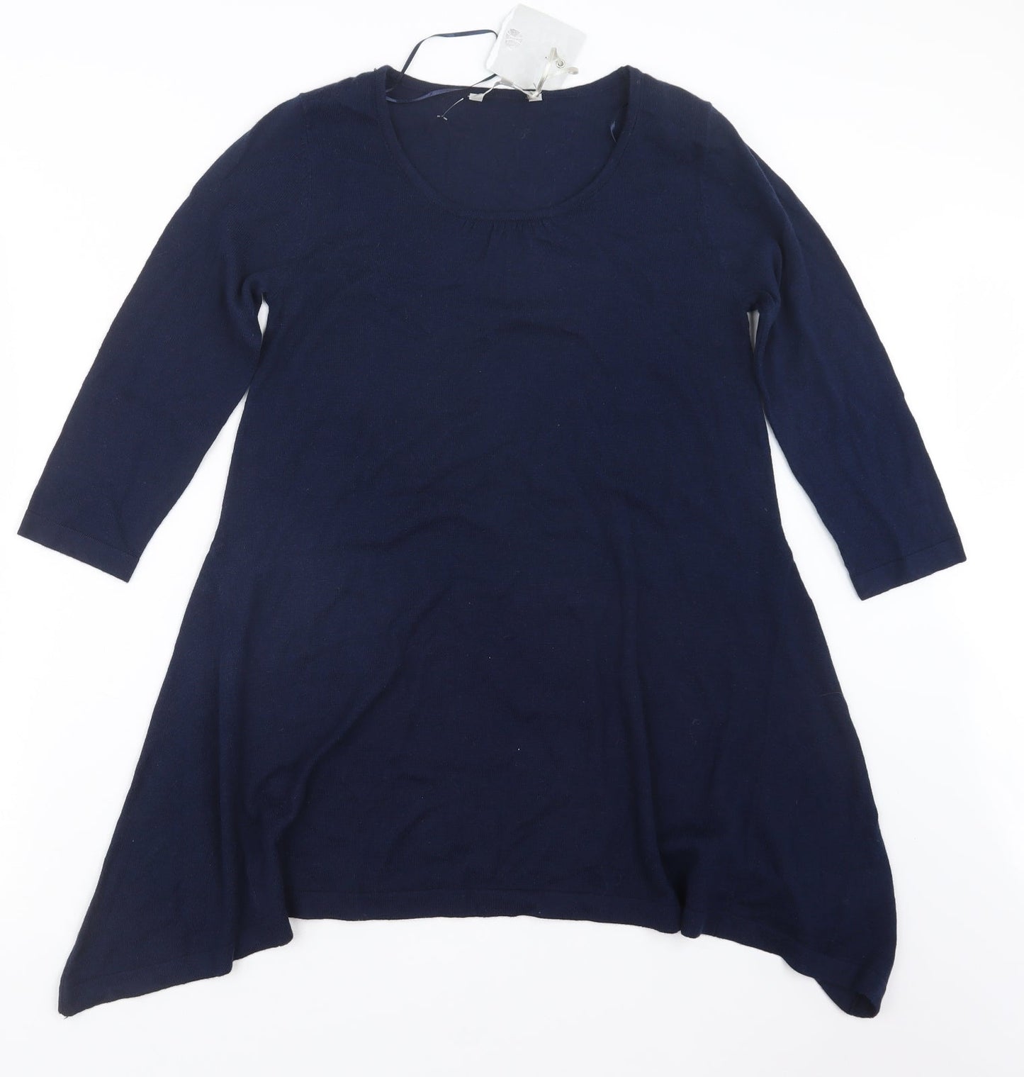 Womens UK Size S Pebble Bay Blue Pullover Jumper