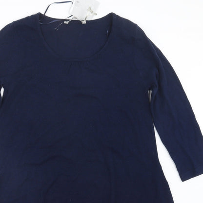 Womens UK Size S Pebble Bay Blue Pullover Jumper