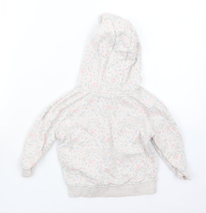 Primark Girls Pink Geometric  Jacket  Size 18-24 Months  - Hoodie