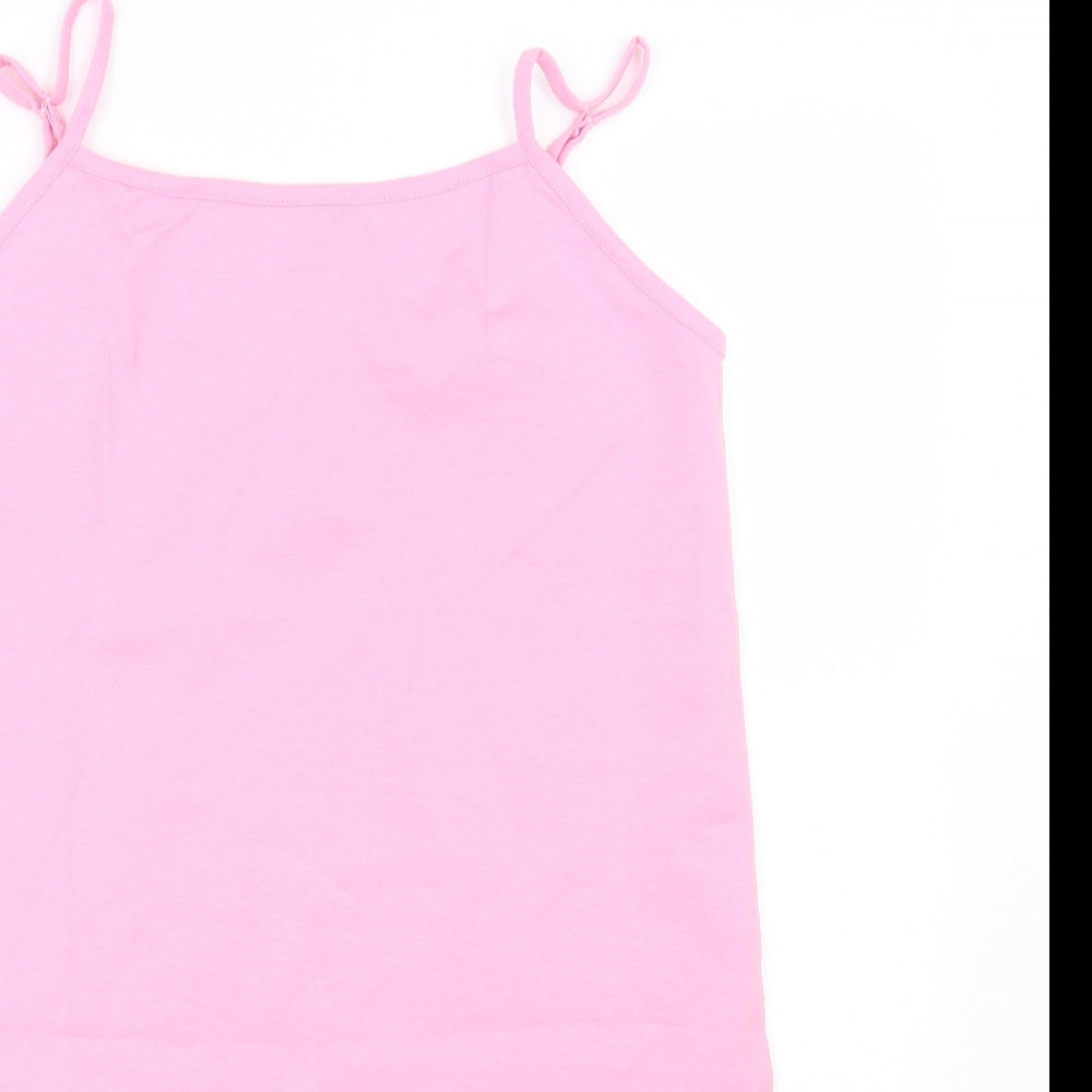 Womens UK Size M Disney Pink Camisole T-Shirt
