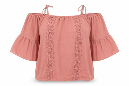 Womens UK Size 12 George Pink Basic Blouse