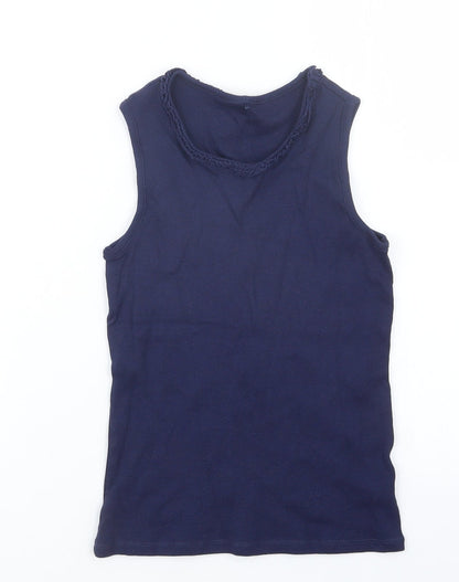 George Girls Blue   Basic Tank Size 10-11 Years