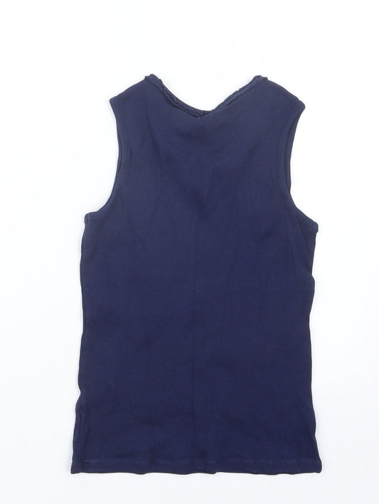 George Girls Blue   Basic Tank Size 10-11 Years