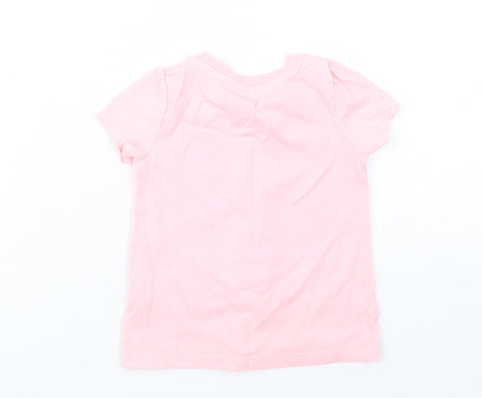 So Cute Girls Pink   Basic T-Shirt Size 12-18 Months
