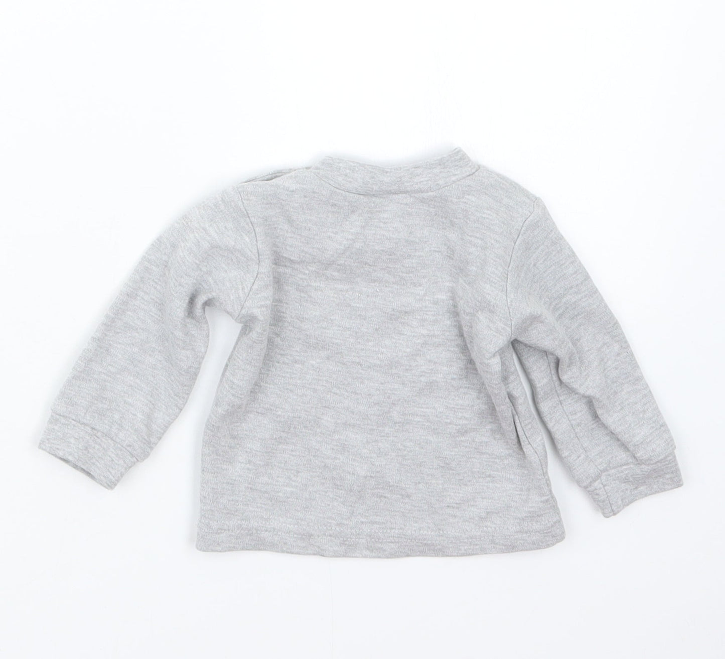 Bebe Bonito Boys Grey   Basic T-Shirt Size 0-3 Months