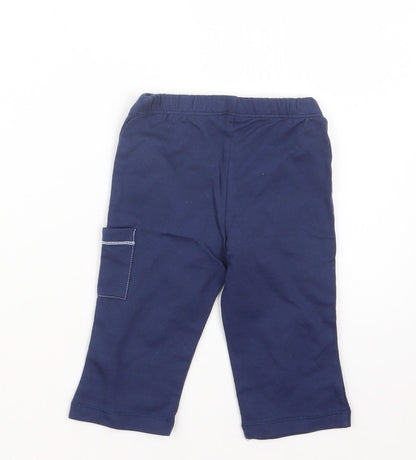 Preworn Boys Blue   Capri Trousers Size 9 Months