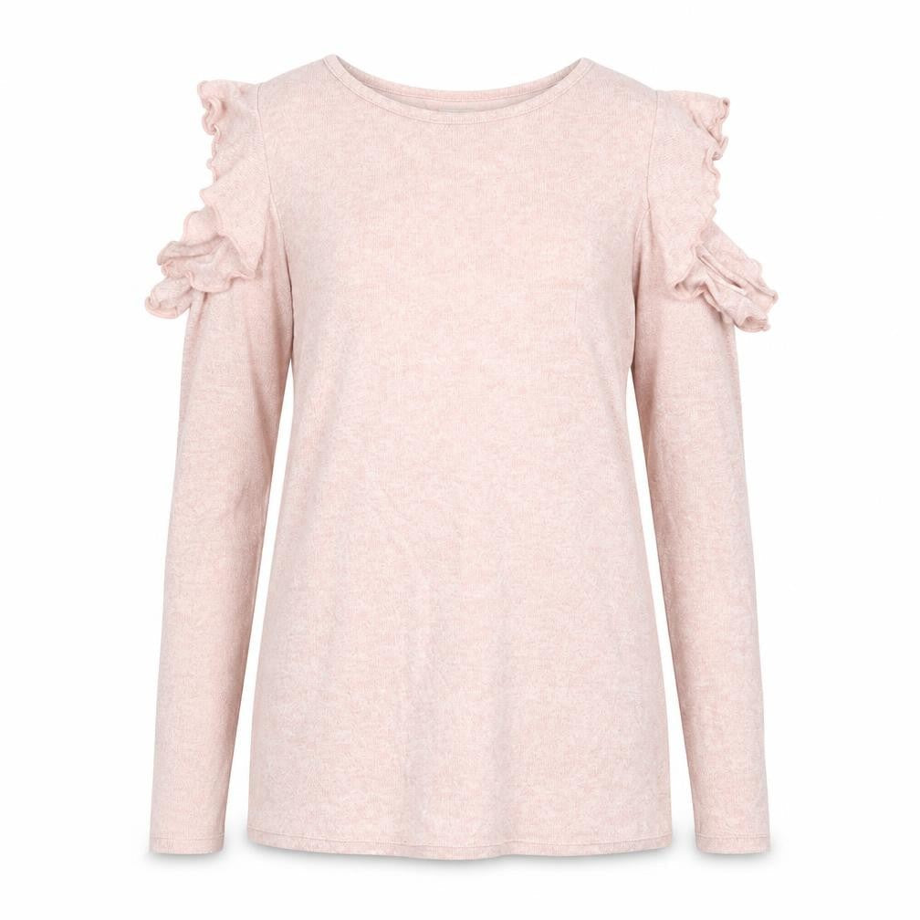Womens UK Size 8 Papaya Pink Pullover Jumper