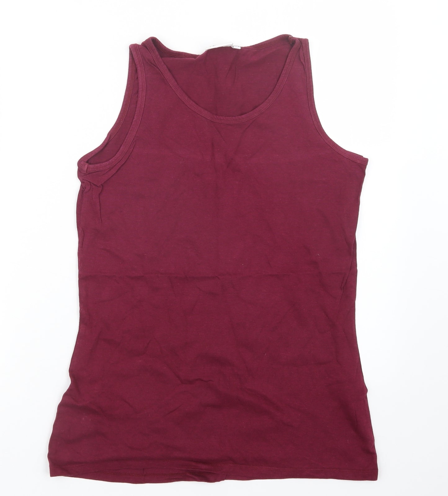 Just Me Womens Purple   Basic Tank Size 16