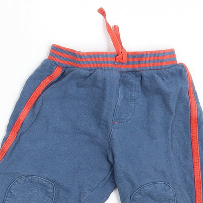 TU Baby Blue   Jogger Trousers Size 9-12 Months  - Waist 16in; Inside  leg 8in