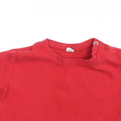 Babybugz Baby Red   Basic T-Shirt Size 18-24 Months