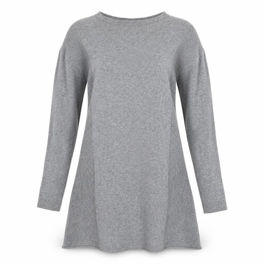 Womens UK Size S M&V Grey Pullover Jumper