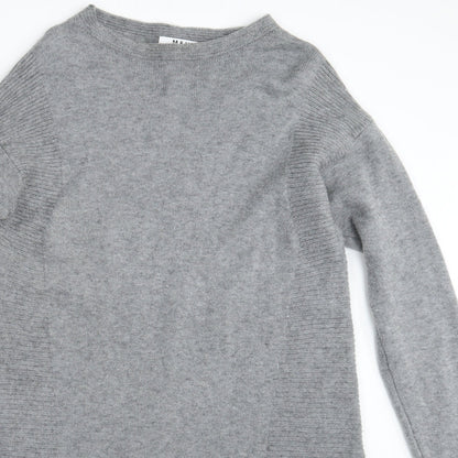 Womens UK Size S M&V Grey Pullover Jumper