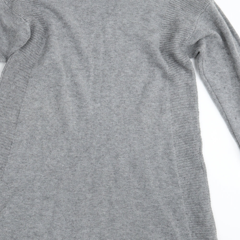 Womens UK Size S M&V Grey Pullover Jumper