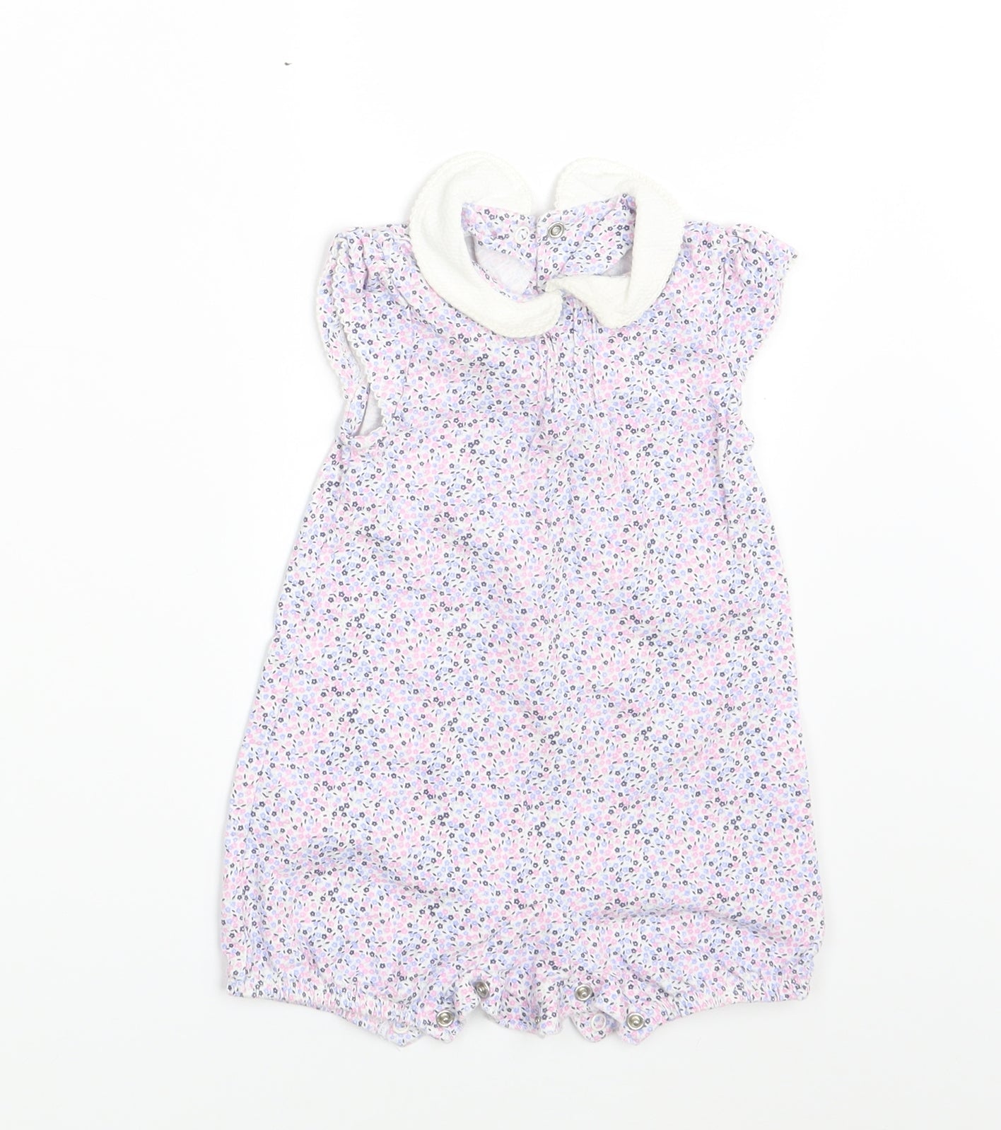 Mothercare Girls Multicoloured Floral  T-Shirt Dress  Size 3-6 Months