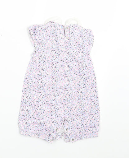 Mothercare Girls Multicoloured Floral  T-Shirt Dress  Size 3-6 Months