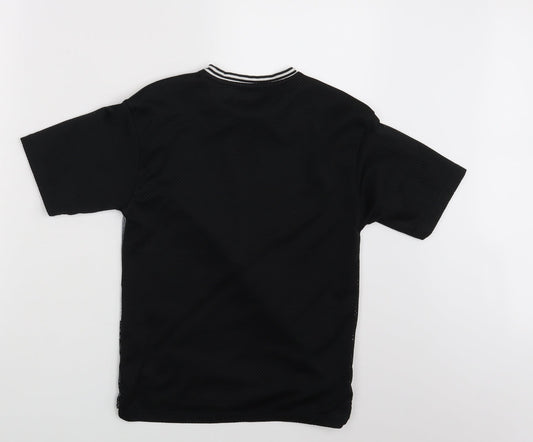 F&F Boys Black   Basic T-Shirt Size 7-8 Years