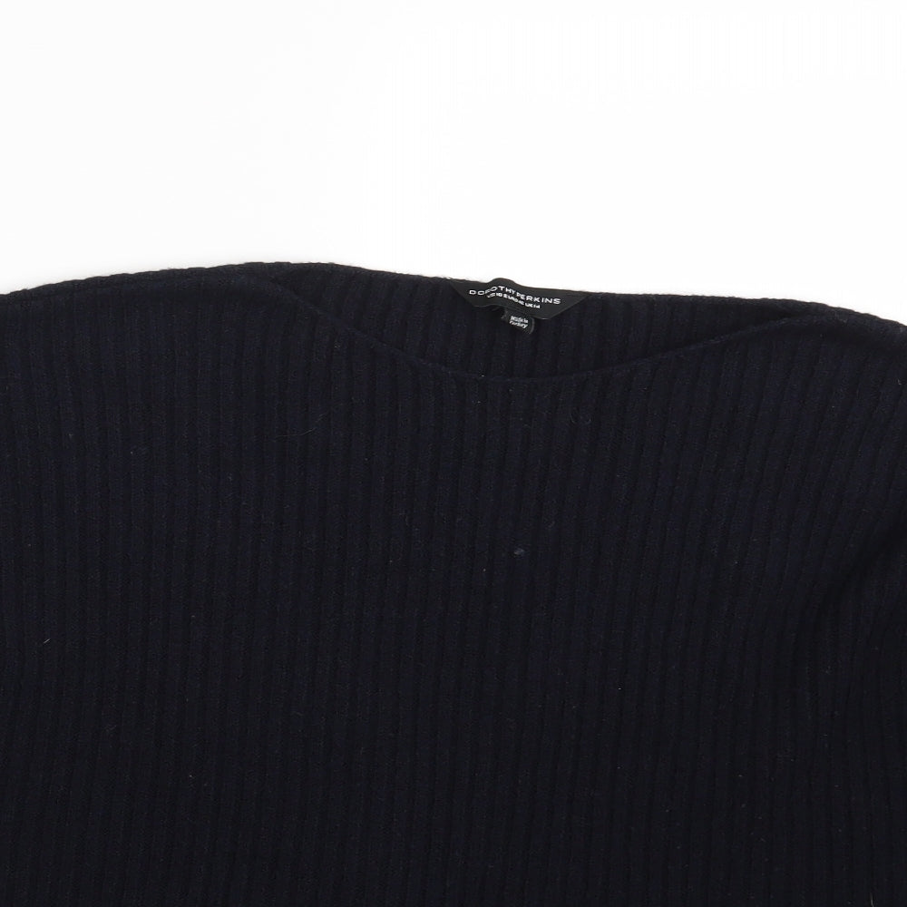Womens UK Size 14 Dorothy Perkins Blue Pullover Jumper