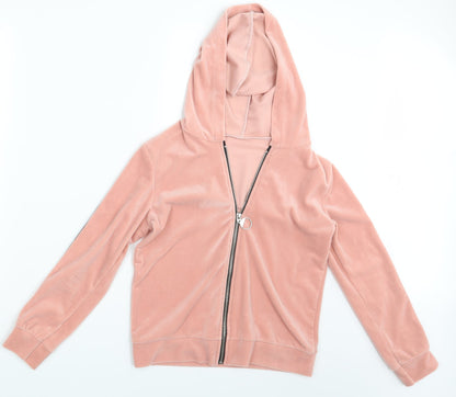 Preworn Girls Pink   Full Zip Hoodie One Size  - Dance & Impress