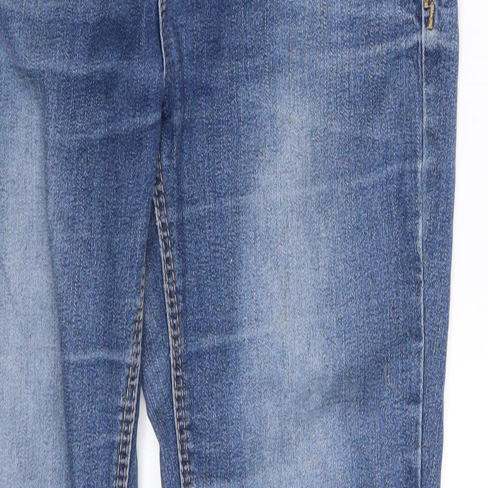 Denim Co. Womens Blue  Denim Skinny Jeans Size 8 L30 in