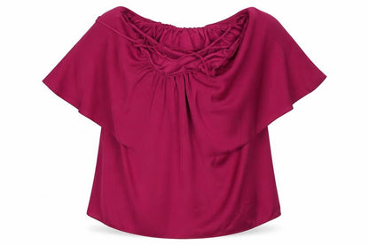 Womens UK Size 12 River Island Purple Basic Blouse