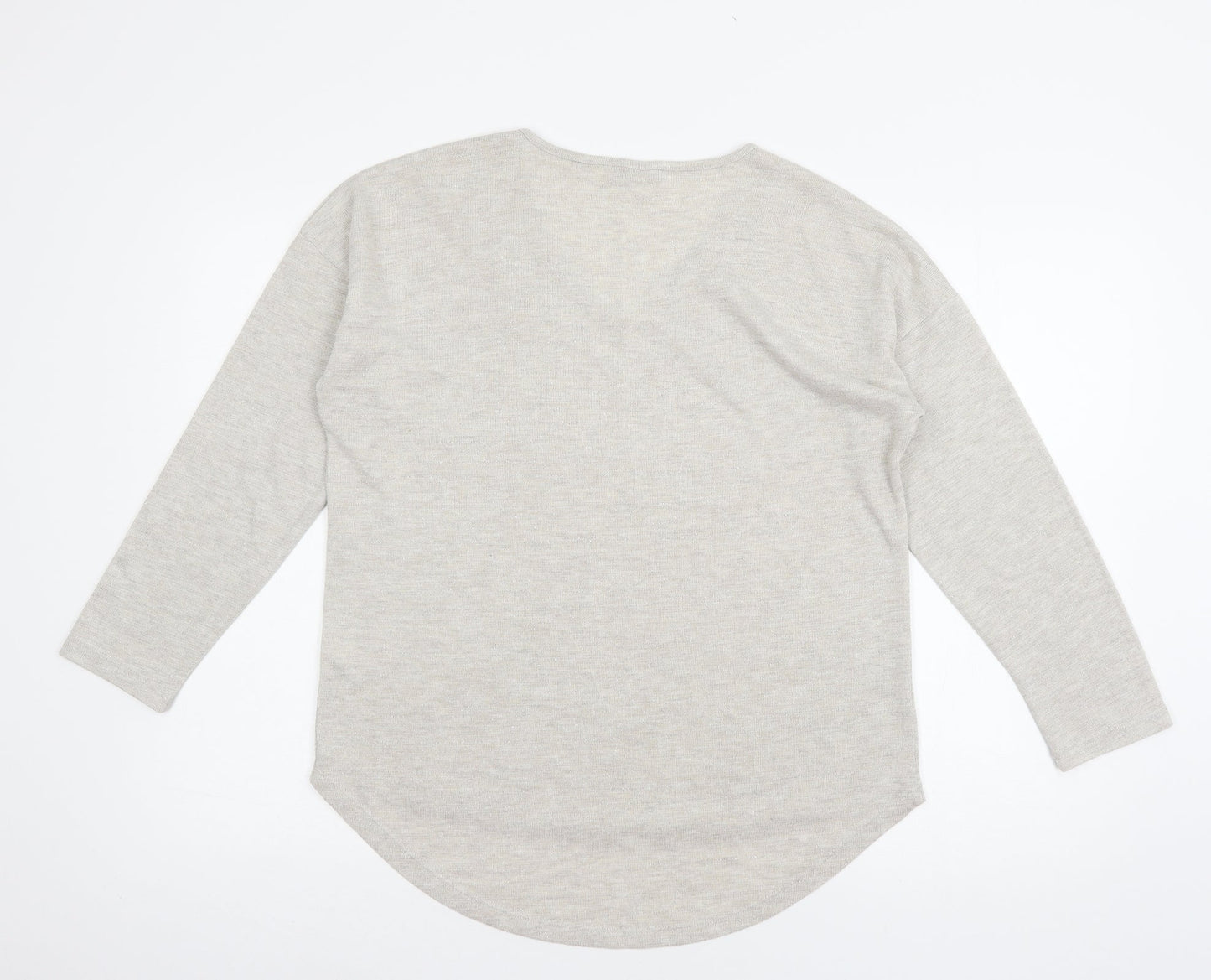 Womens UK Size 14 Peacocks Grey Pullover Jumper