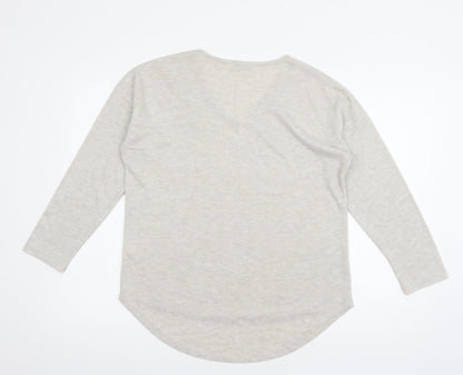 Womens UK Size 14 Peacocks Grey Pullover Jumper