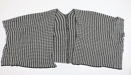 Intuition Womens Black Houndstooth Knit Cardigan Jumper Size S