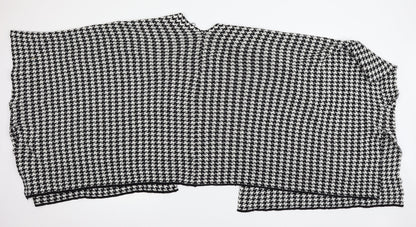 Intuition Womens Black Houndstooth Knit Cardigan Jumper Size S