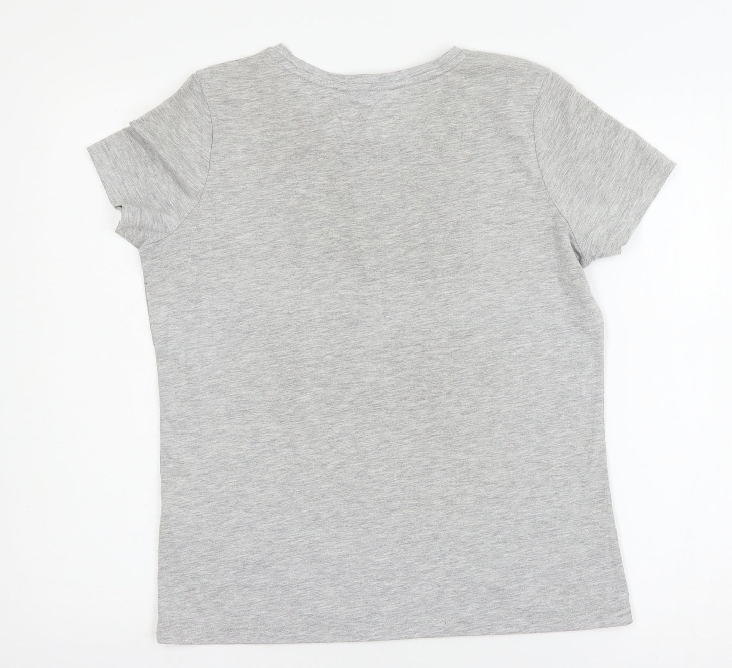 Womens UK Size 10 Very Grey Basic T-Shirt