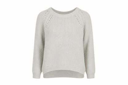 Womens UK Size S Papaya Grey Pullover Jumper