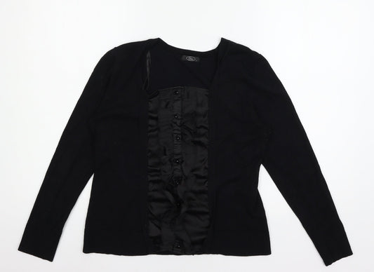 Womens UK Size S Bonmarché Black Pullover Jumper