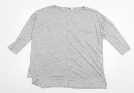 George Womens Grey  Knit Pullover Jumper Size 18