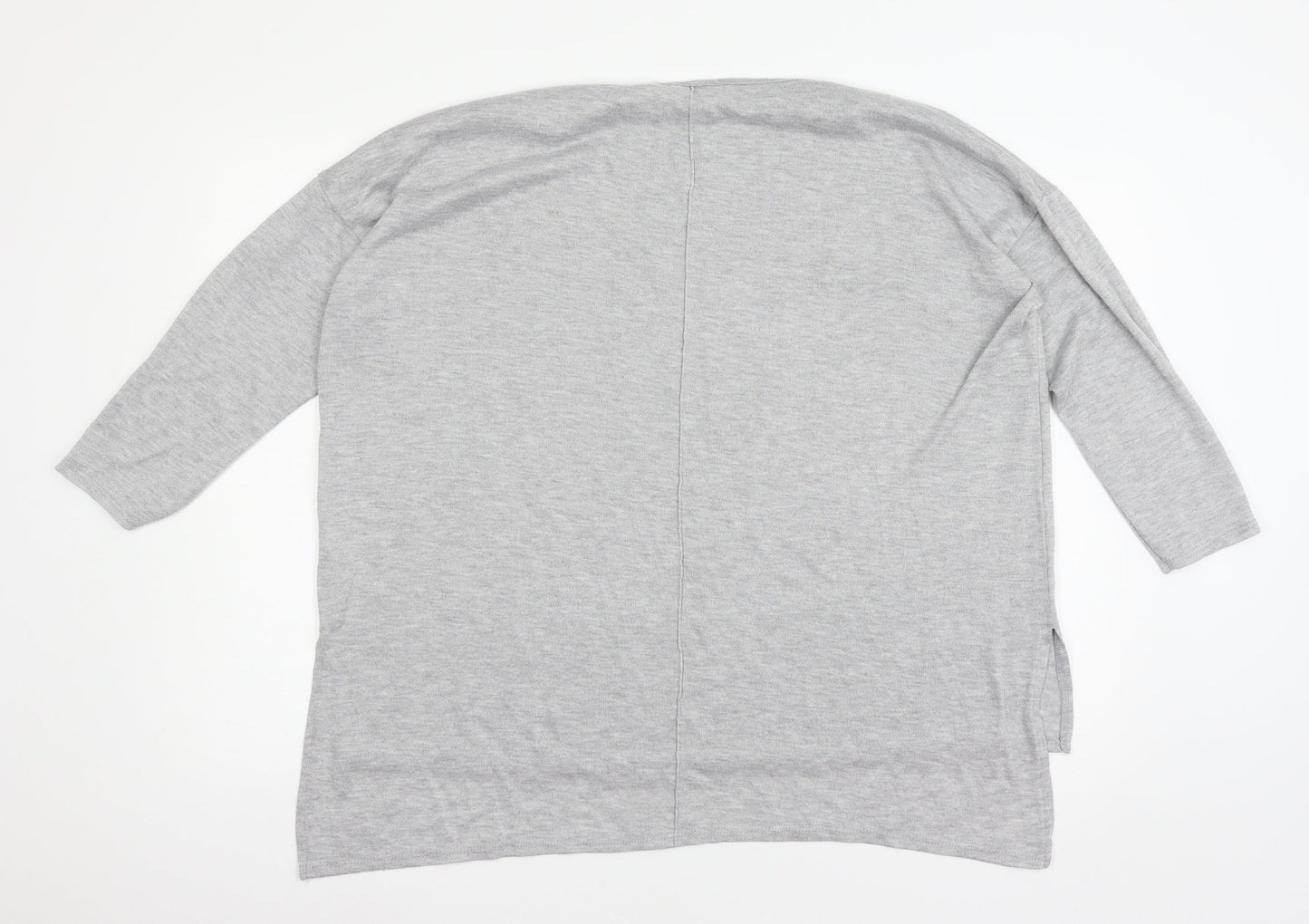 George Womens Grey  Knit Pullover Jumper Size 18