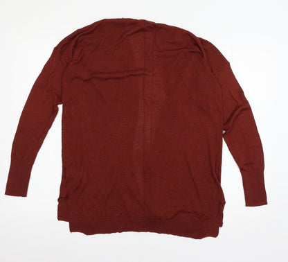 Womens UK Size 12 NEXT Brown Cardigan Jumper