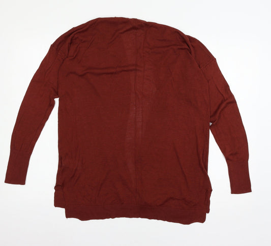 Womens UK Size 12 NEXT Brown Cardigan Jumper