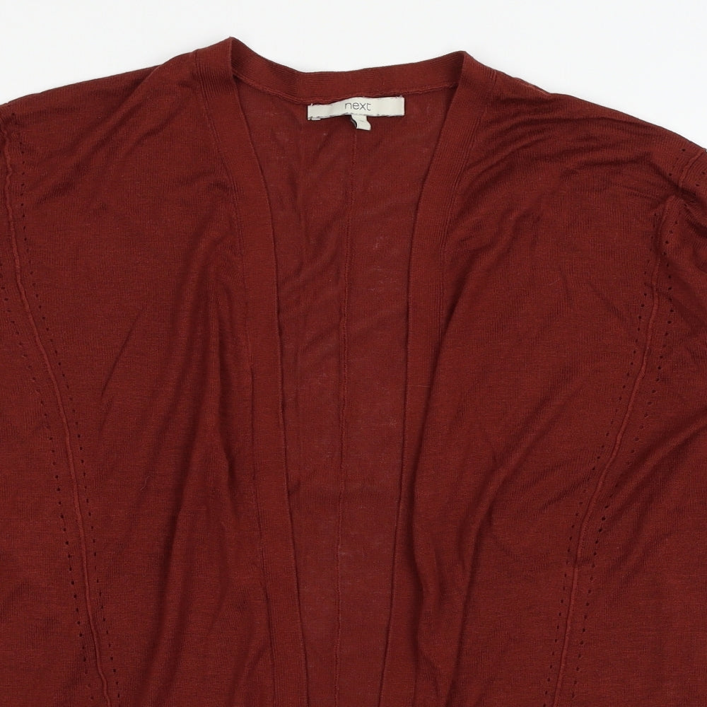 Womens UK Size 12 NEXT Brown Cardigan Jumper