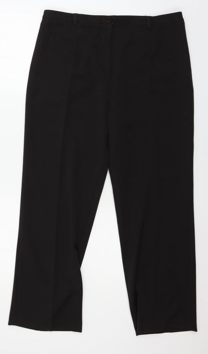 Womens UK Size 16 Annabelle Regular Fit  Brown Trousers