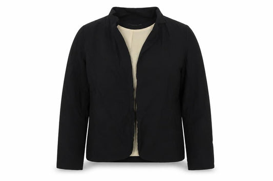 Front view of Atmosphere women’s black jacket blazer, size UK 8