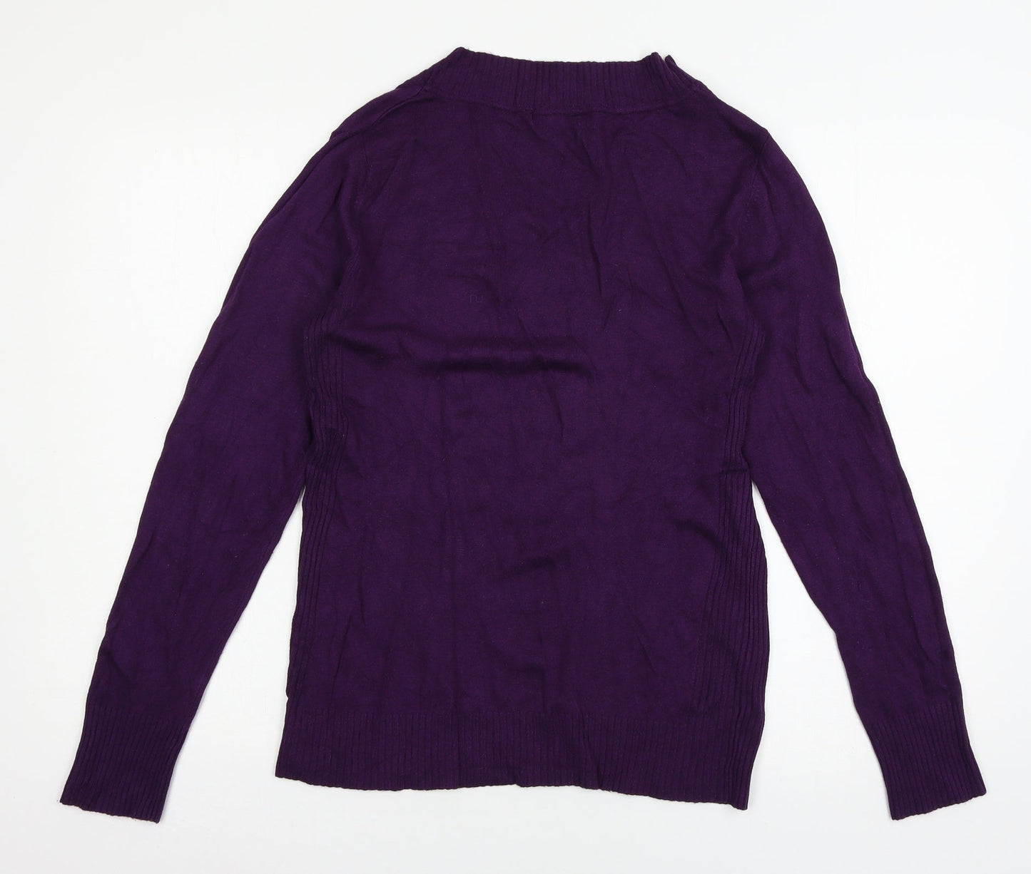 Womens UK Size XL Amisu Purple Pullover Jumper